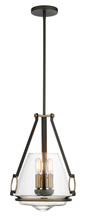 Minka-Lavery 3903-107 - 3 LIGHT SMALL PENDANT & SEMI FLUSH