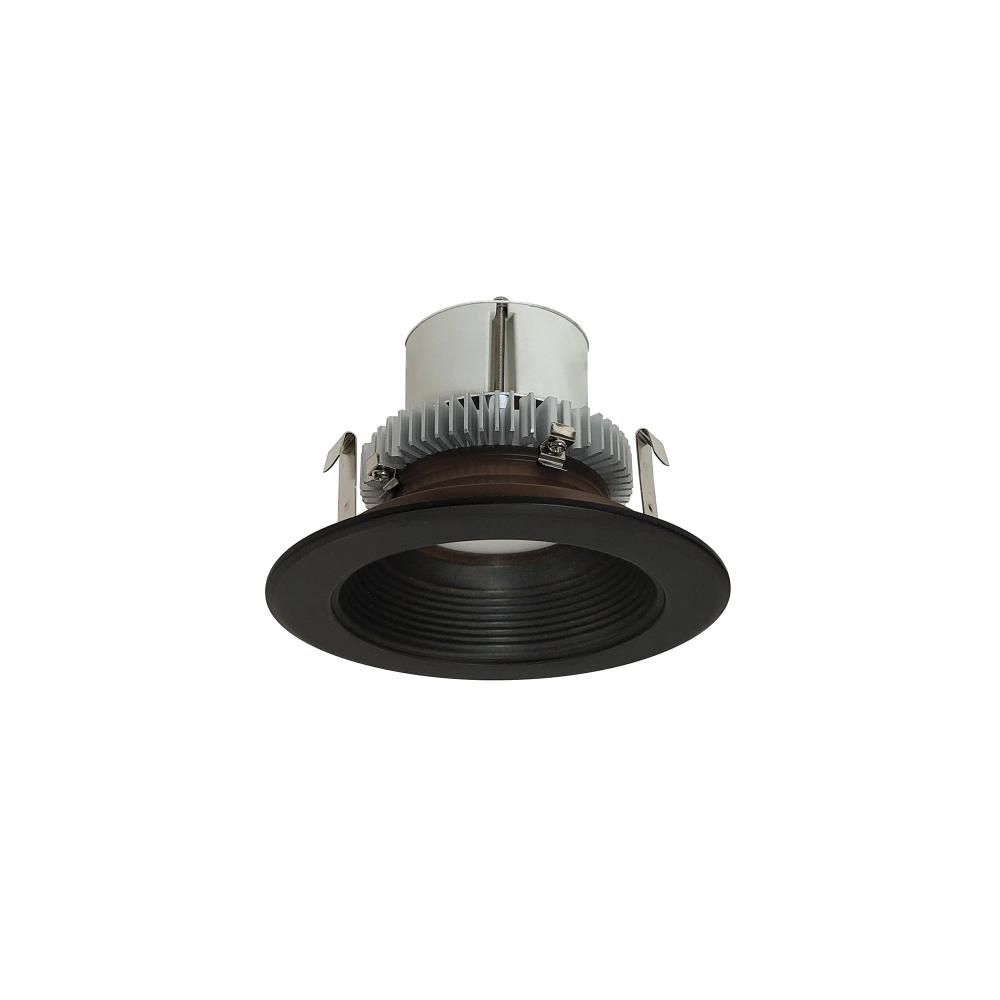 4" Cobalt Click Round Retrofit Baffle, 1000lm / 12W, 3500K, Bronze Baffle / Bronze Flange