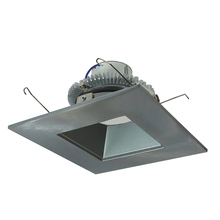 Nora NLCBC2-65627NN/10LE4EM - 6" Cobalt Click Square Retrofit Reflector with Square Aperture, 1000lm / 12W, 2700K, Natural