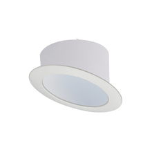 Nora NTS-615/45W - 6" Super-Sloped 45-Deg. Metal Reflector Trim for 926 Housings Only, White/White