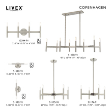 Livex Lighting 51172-91 - 2 Lt Brushed Nickel ADA Wall Sconce