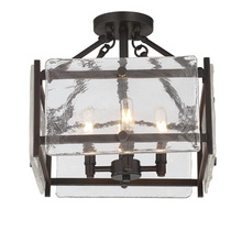 Savoy House 6-3042-4-13 - Glenwood 4-Light Ceiling Light in English Bronze