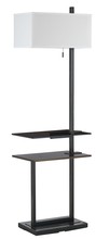 CAL Lighting BO-2448FL - 100W MENA METAL FL LP W/TRAY TABLE