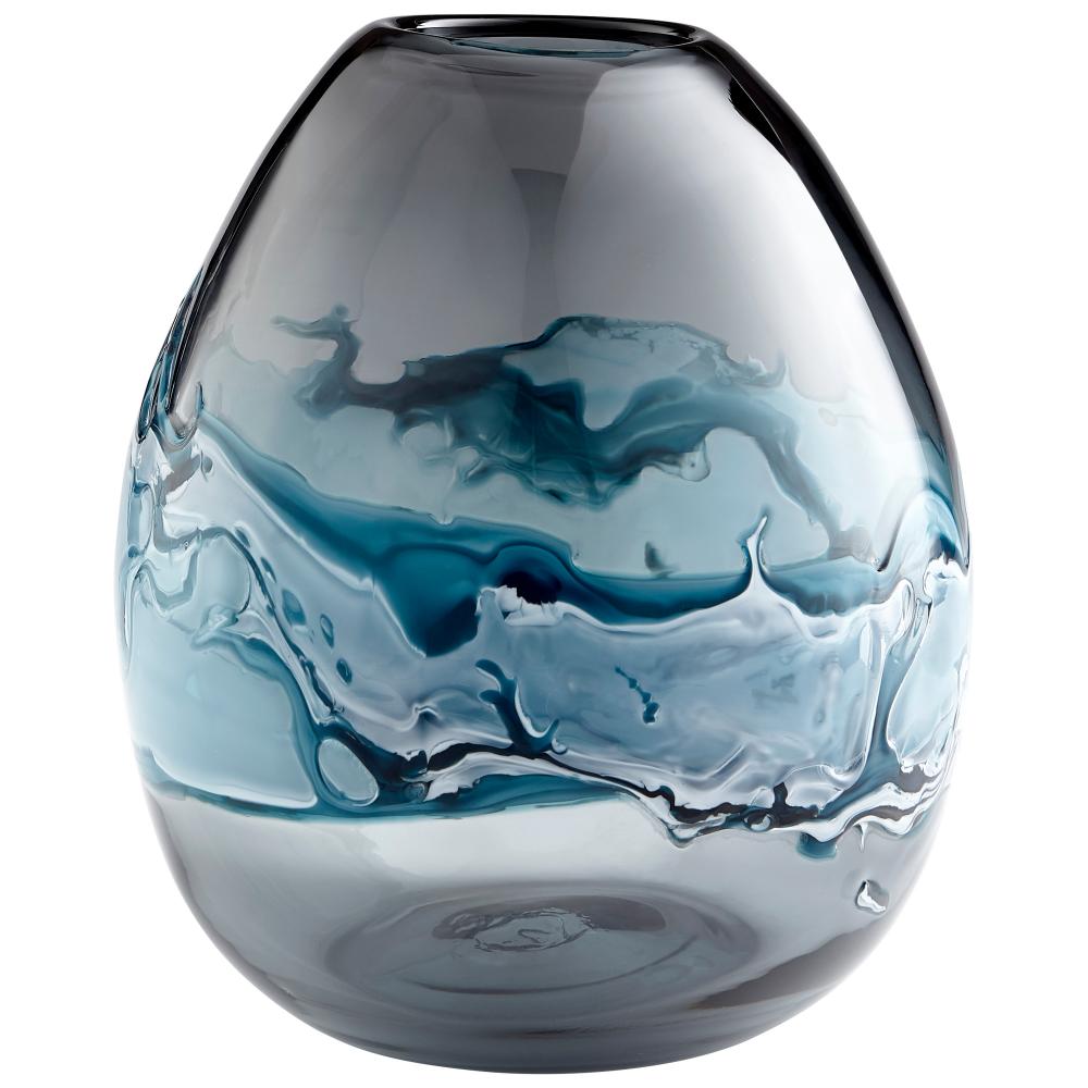 Mescolare Vase Blue And White - Medium