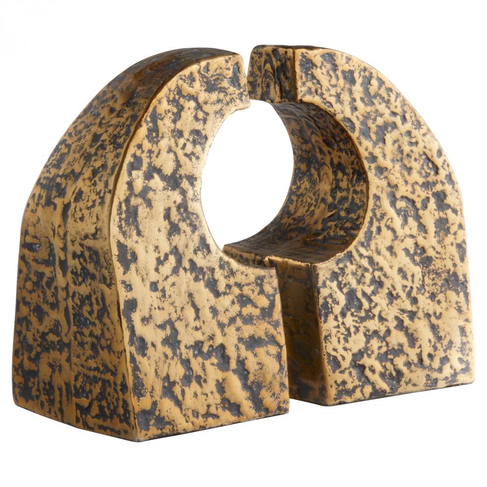Apostrophe Bookends Designed by J Kent Martin Antique Brass