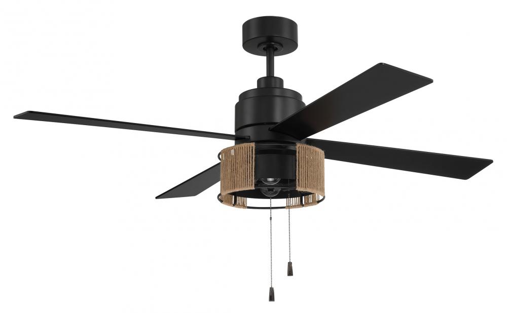 52" Ceiling Fan w/Blades & 2x6w LED Light Kit