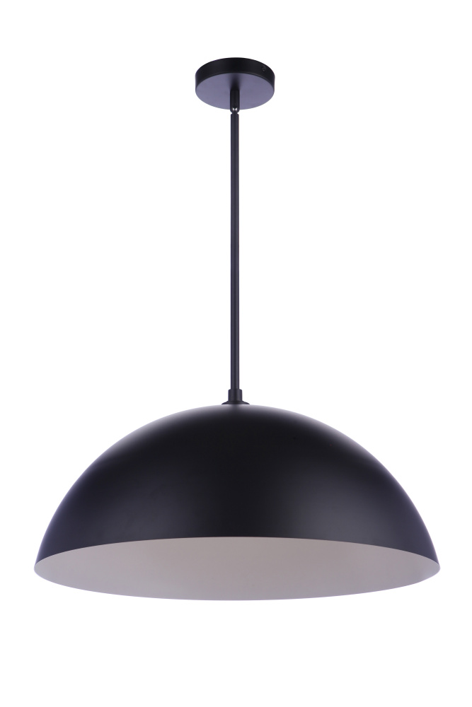 LED 1 Light 23.25" Pendant w/Metal Shade