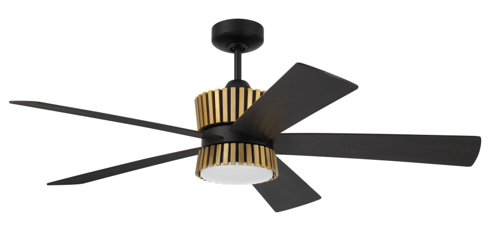 52" Ceiling Fan w/5 Blades, Wi-Fi & LED Light Kit