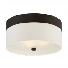 Crystorama 293-DB - Libby Langdon for Crystorama Grayson 3 Light Dark Bronze Flush Mount