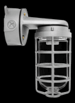 VAPORPROOF VXBR 100W WALL BRACKET 4 INCHES BOX 3/4 INCH SILVER GLOBEGLOBE CAST GUARD
