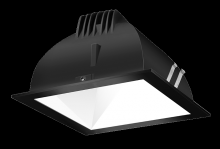 RAB Lighting NDLED4SD-80YHC-W-B - RECESSED DOWNLIGHTS 12 LUMENS NDLED4SD 4 INCH SQUARE UNIVERSAL DIMMING 80 DEGREE BEAM SPREAD 3000K