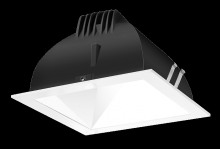 RAB Lighting NDLED4SD-80YHC-W-W - RECESSED DOWNLIGHTS 12 LUMENS NDLED4SD 4 INCH SQUARE UNIVERSAL DIMMING 80 DEGREE BEAM SPREAD 3000K