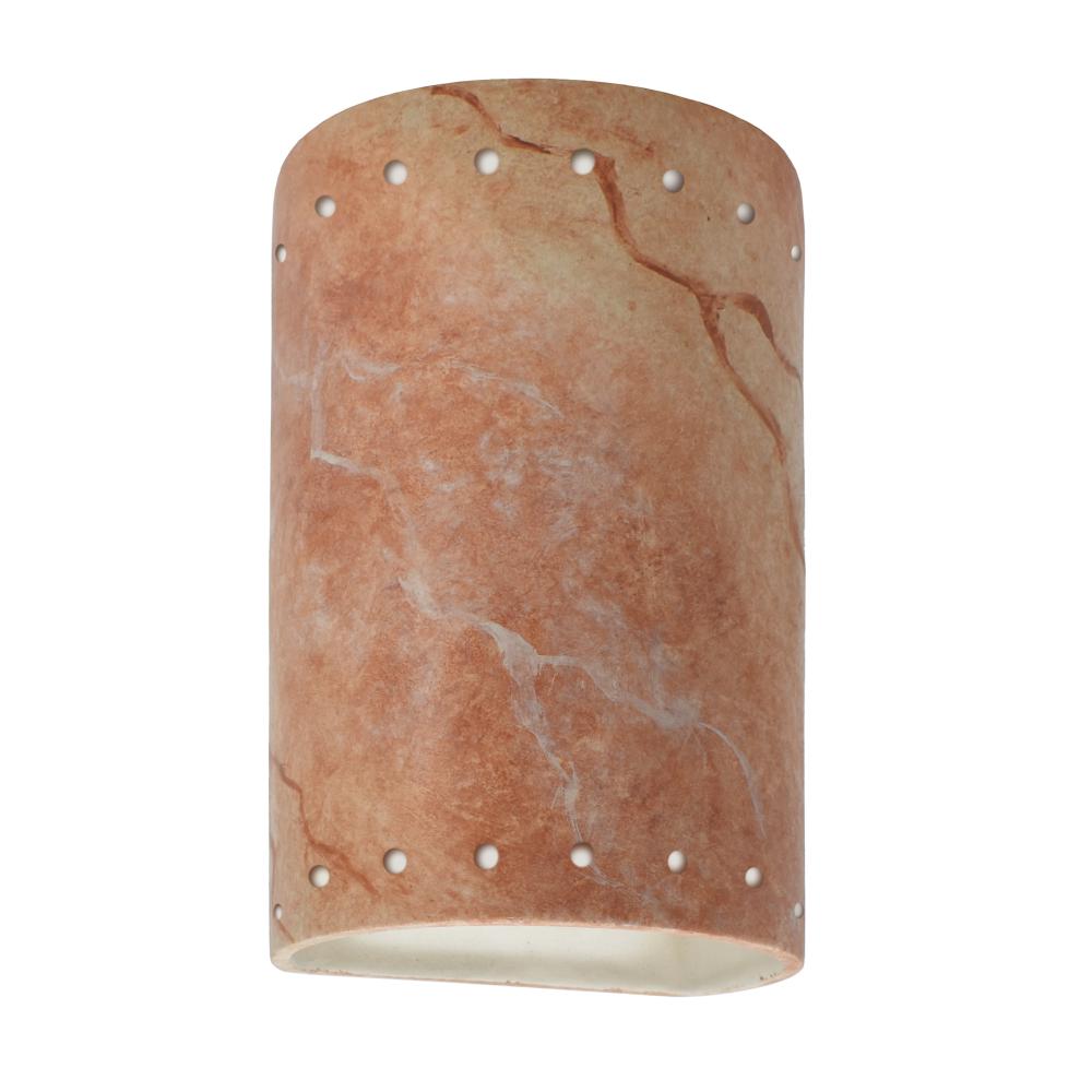 Small Cylinder w/ Perfs - Closed Top - LED