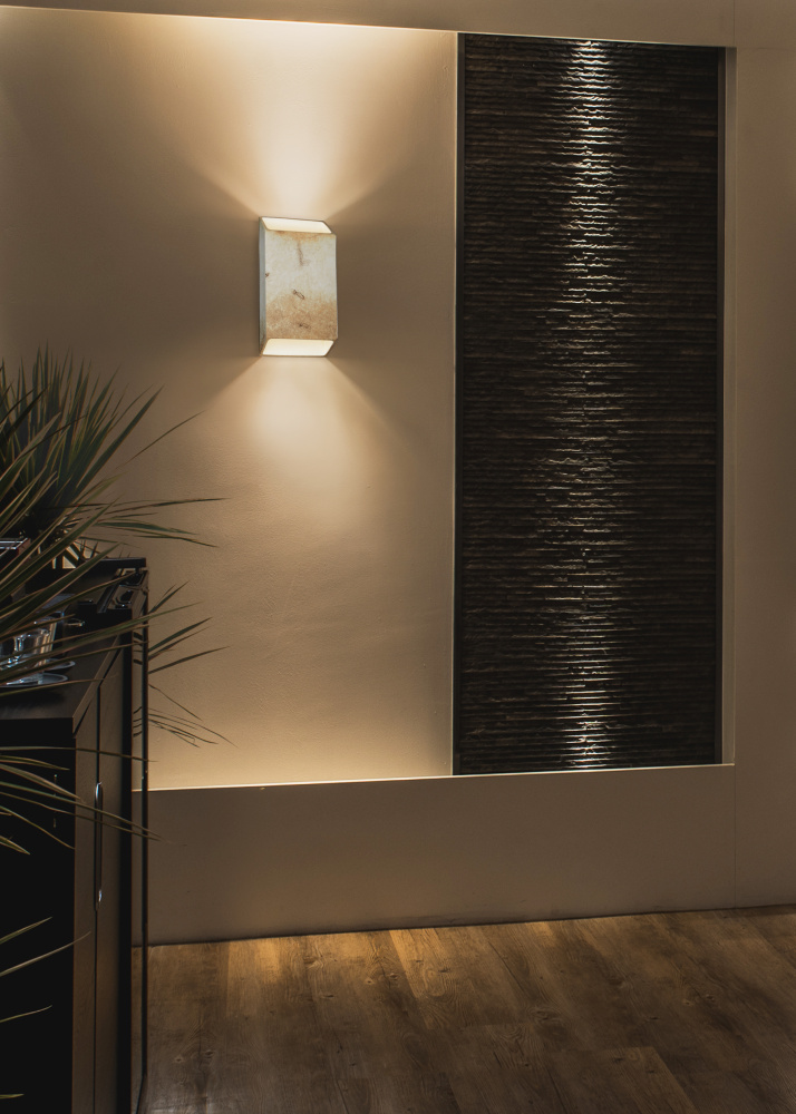 Large ADA Tapered Rectangle LED Wall Sconce (Open Top & Bottom)