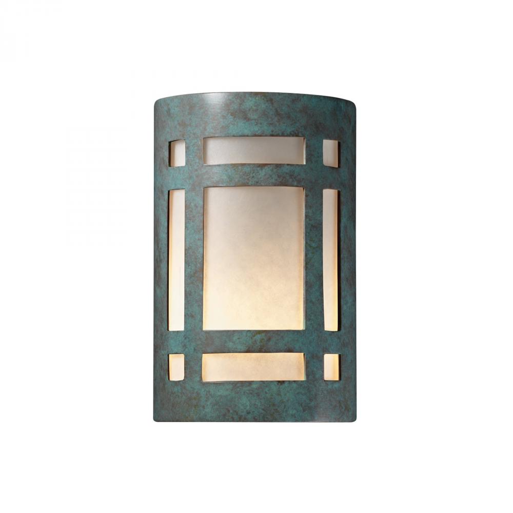 Small Craftsman Window - Open Top & Bottom - LED