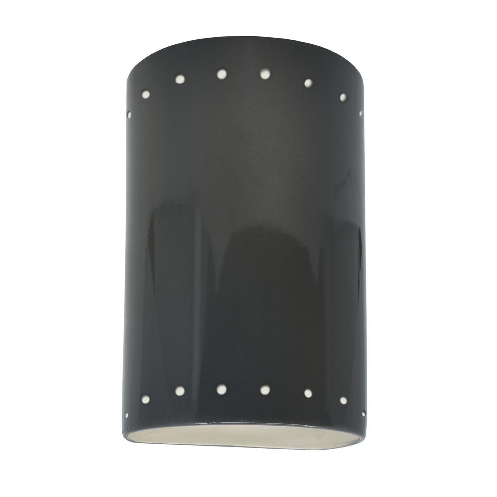 Small LED Cylinder w/ Perfs - Closed Top