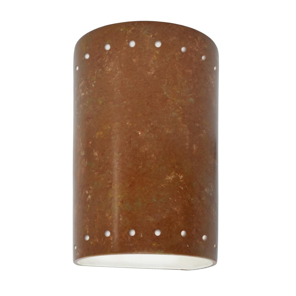Small Cylinder w/ Perfs - Closed Top - LED