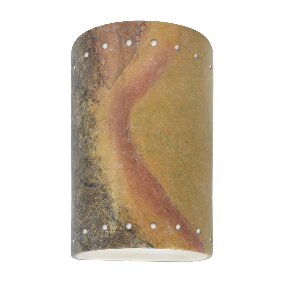 Small Cylinder w/ Perfs - Closed Top - LED