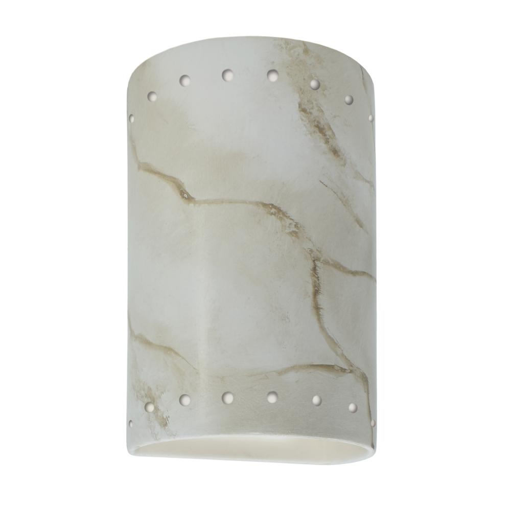 Small Cylinder w/ Perfs - Closed Top - LED