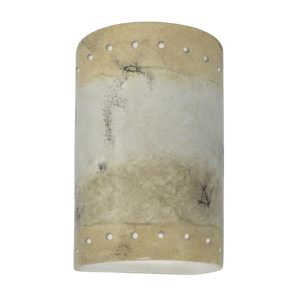 Small Cylinder w/ Perfs - Closed Top - LED