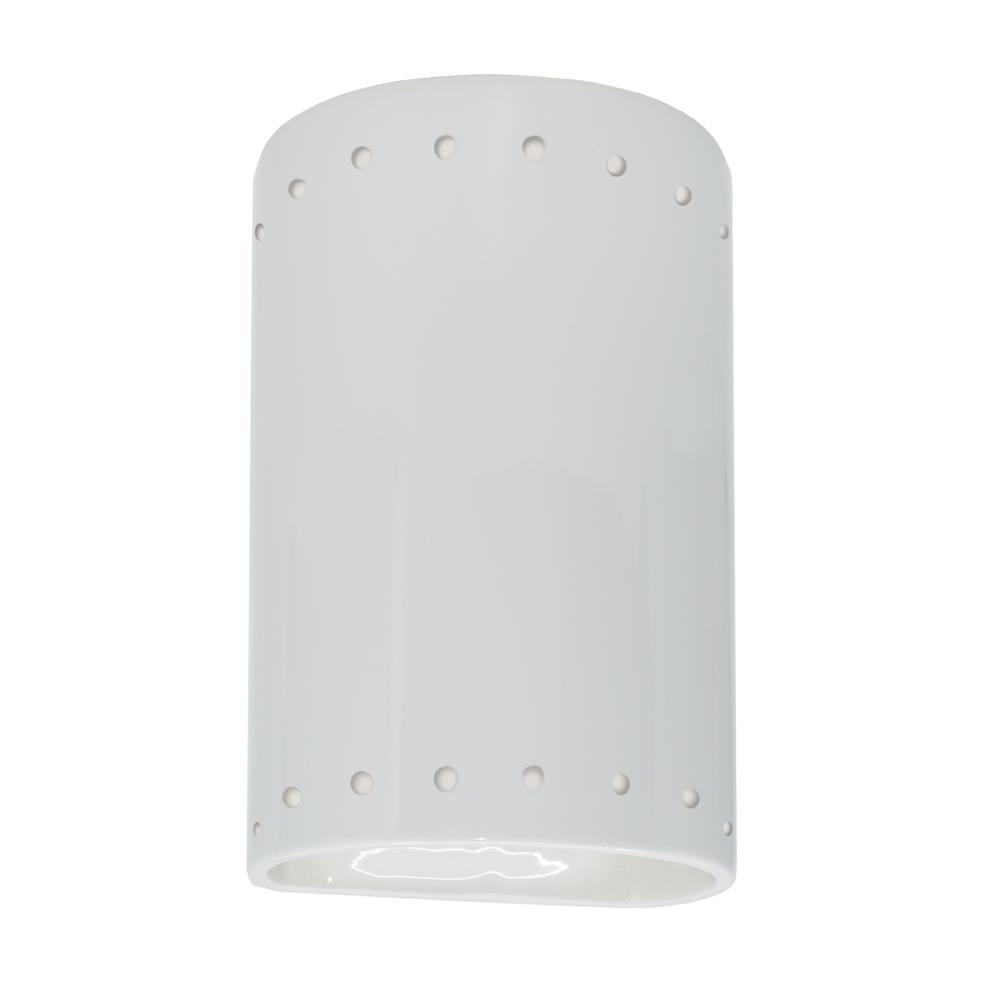 Small Cylinder w/ Perfs - Closed Top - LED