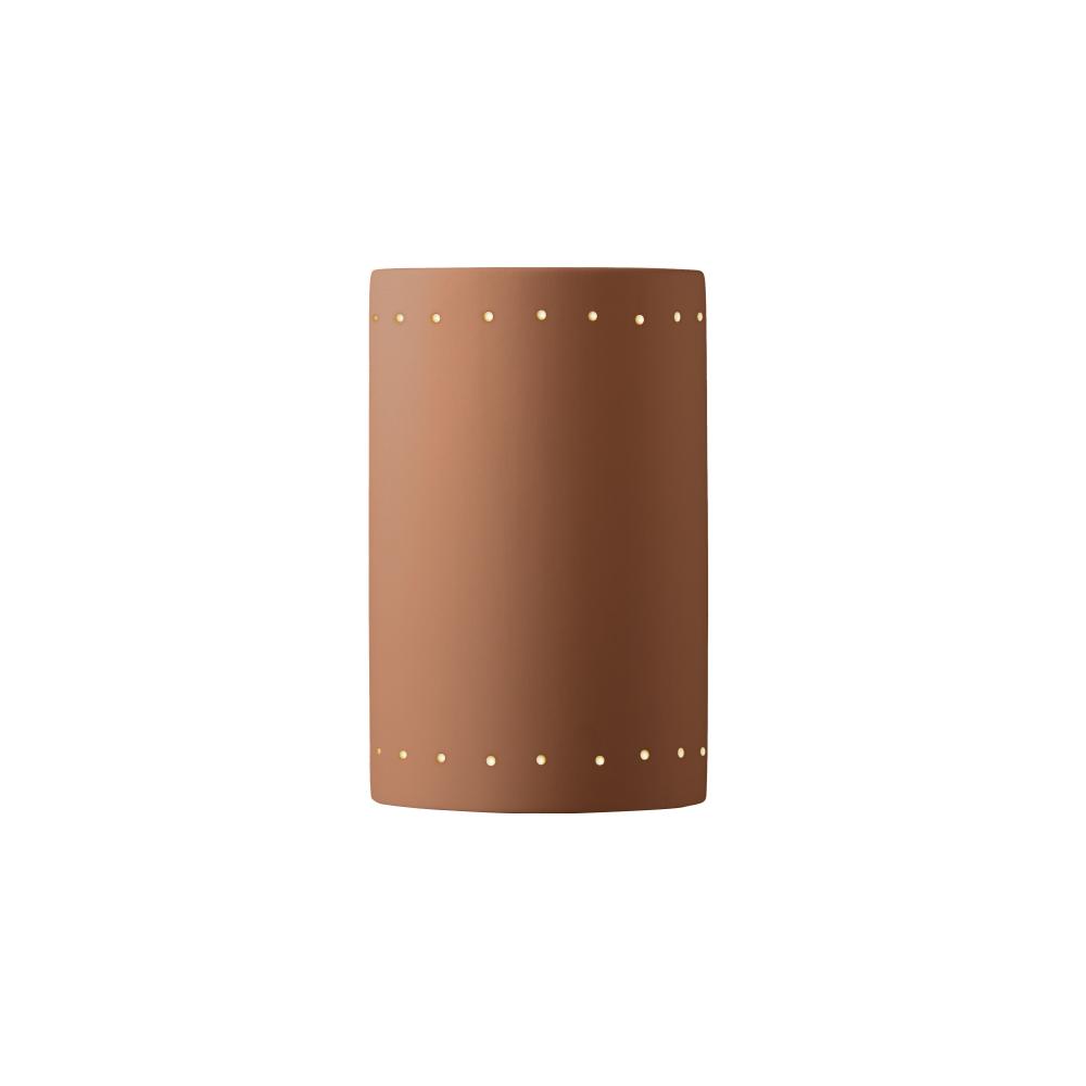 Large LED Cylinder w/ Perfs - Closed Top (Outdoor)