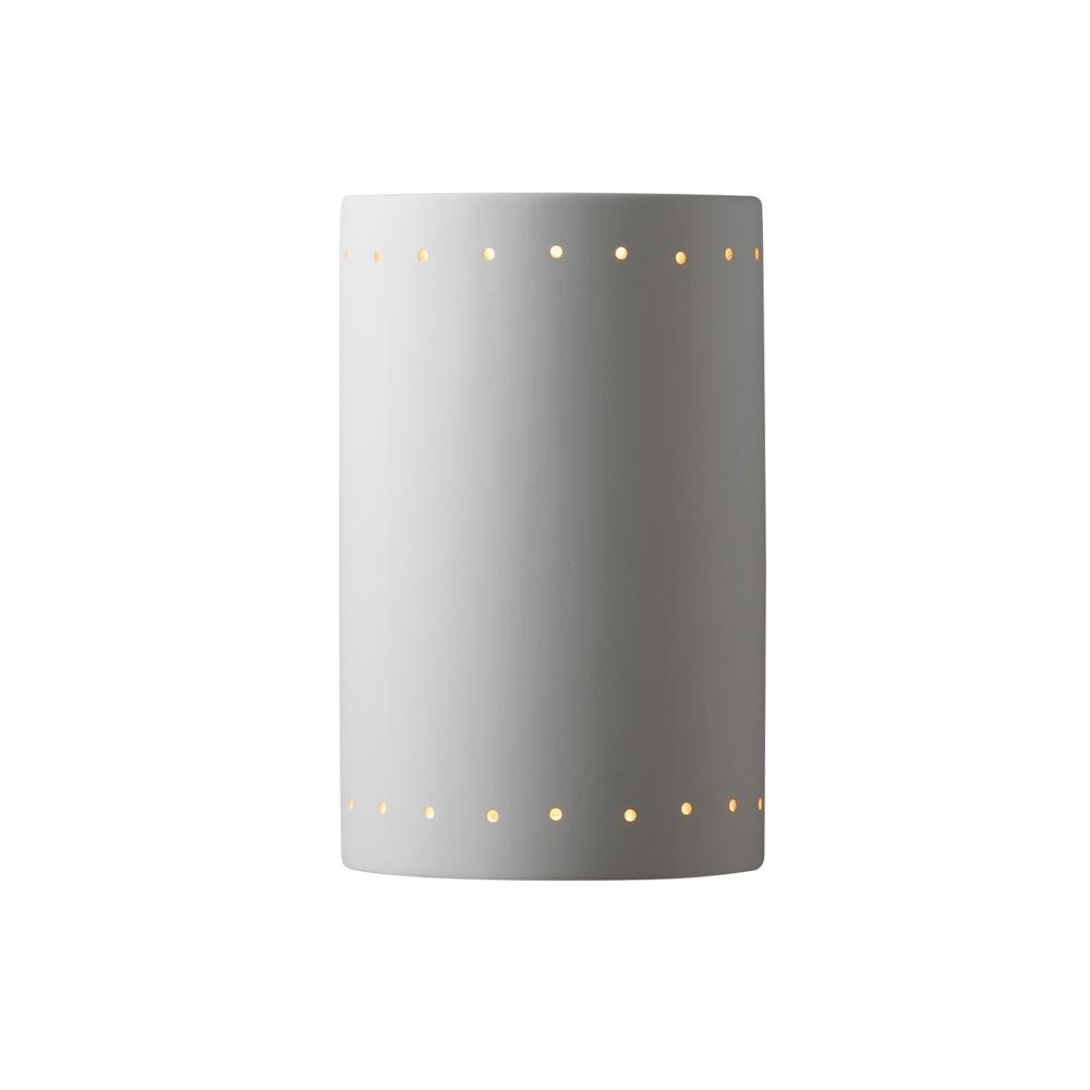 Large Cylinder w/ Perfs - Closed Top (Outdoor) - LED