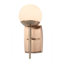 Justice Design Group FSN-8961-OPAL-BRSS - Epoch 1-Light Wall Sconce