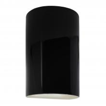 Justice Design Group CER-1265-BKMT-LED2-2000 - Large LED Cylinder - Open Top & Bottom
