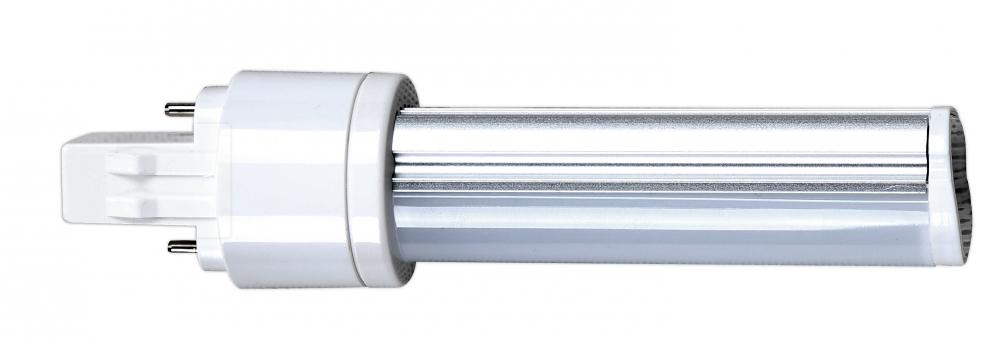 6 Watt LED PL 2-PIN; 2700K; 570 Lumens; GX23 base; 50000 Average rated hours; 120 deg. Beam Angle;