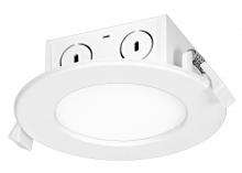 Satco Products Inc. S29056 - 8.5 watt LED Direct Wire Downlight; Edge-lit; 4 inch; 3000K; 120 volt; Dimmable