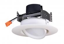 Satco Products Inc. S39464 - 7 watt LED Directional Retrofit Downlight - Gimbaled; 4"; 3000K; 40' Beam spread; 120 volts;