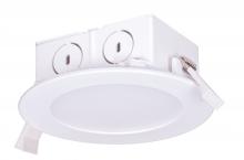 Satco Products Inc. S9057 - 8.5 watt LED Direct Wire Downlight; Edge-lit; 4 inch; 4000K; 120 volt; Dimmable