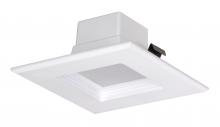 Satco Products Inc. S9757 - 10 watt LED Downlight Retrofit; 4 inch square shape; 3000K; 120 volt