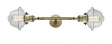 Innovations Lighting 208L-AB-G532-LED - Oxford - 2 Light - 8 inch - Antique Brass - Adjustable Bath Vanity Light
