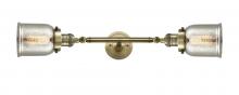 Innovations Lighting 208L-AB-G58-LED - Bell - 2 Light - 5 inch - Antique Brass - Adjustable Bath Vanity Light