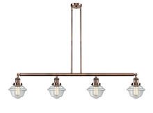 Innovations Lighting 214-AC-G532-LED - Oxford - 4 Light - 52 inch - Antique Copper - Stem Hung - Island Light