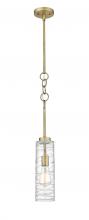 Innovations Lighting 380-1S-BB-G381-4CL - Wexford - 1 Light - 4 inch - Brushed Brass - Cord hung - Mini Pendant