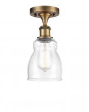 Innovations Lighting 516-1C-BB-G394 - Ellery - 1 Light - 5 inch - Brushed Brass - Semi-Flush Mount