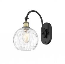 Innovations Lighting 518-1W-BAB-G1215-8 - Athens Water Glass - 1 Light - 8 inch - Black Antique Brass - Sconce
