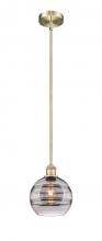 Innovations Lighting 616-1S-AB-G556-8SM - Rochester - 1 Light - 8 inch - Antique Brass - Cord hung - Mini Pendant