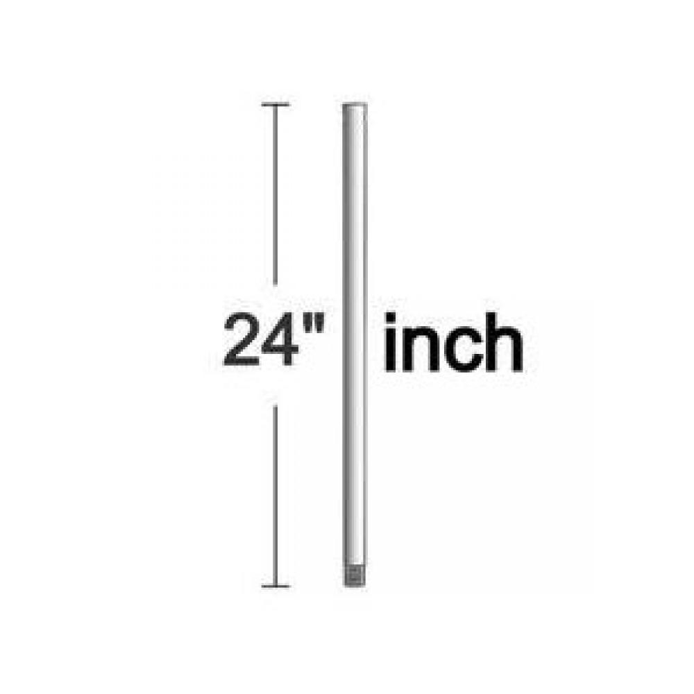 24" Down Rod in Grey