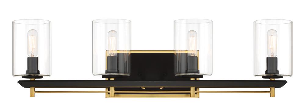 SABLE POINT - 4 LIGHT BATH LAMP