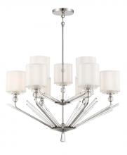 Minka Metropolitan N7389-613 - SUTTON - 9 LIGHT CHANDELIER
