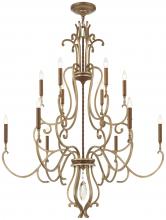 Minka Metropolitan N6559-690 - MAGNOLIA MANOR - 12 LIGHT CHANDELIER