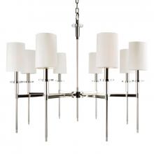 Hudson Valley 8518-PN - 8 LIGHT CHANDELIER