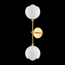Mitzi by Hudson Valley Lighting H832102-AGB/SCR - SAYLOR Wall Sconce