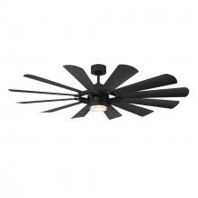 Modern Forms US - Fans Only FR-W2201-65L-MB - Wyndmill Downrod ceiling fan