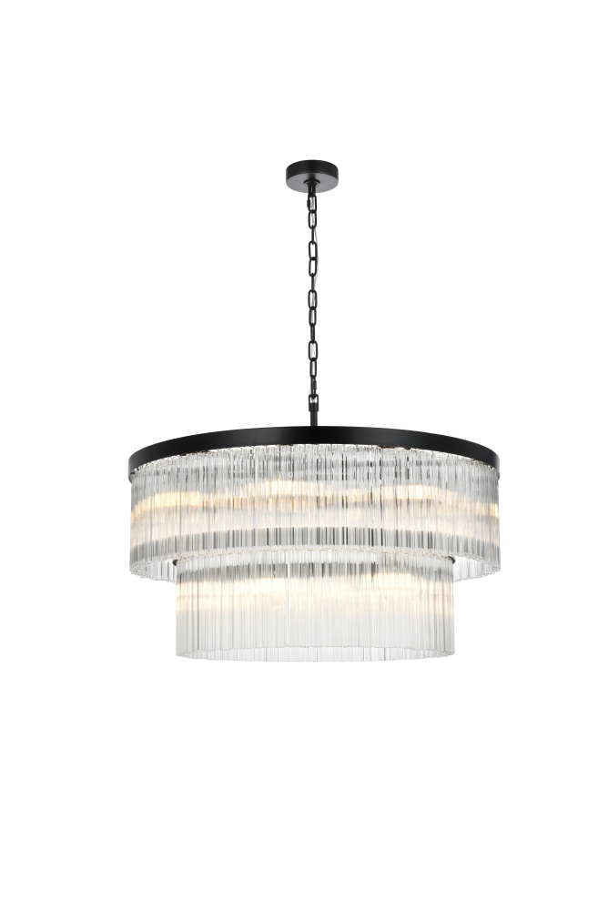 Pendant D32"H16.5"L14 Black