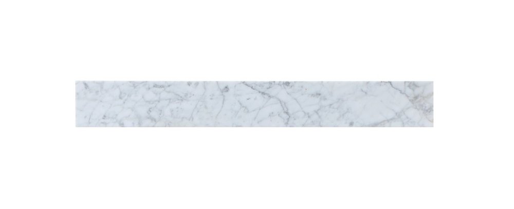 Back Splash 30" Carrara White